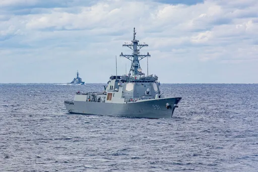 美軍驅逐艦航現蹤台灣海峽！由南向北行駛　國防部全程掌握