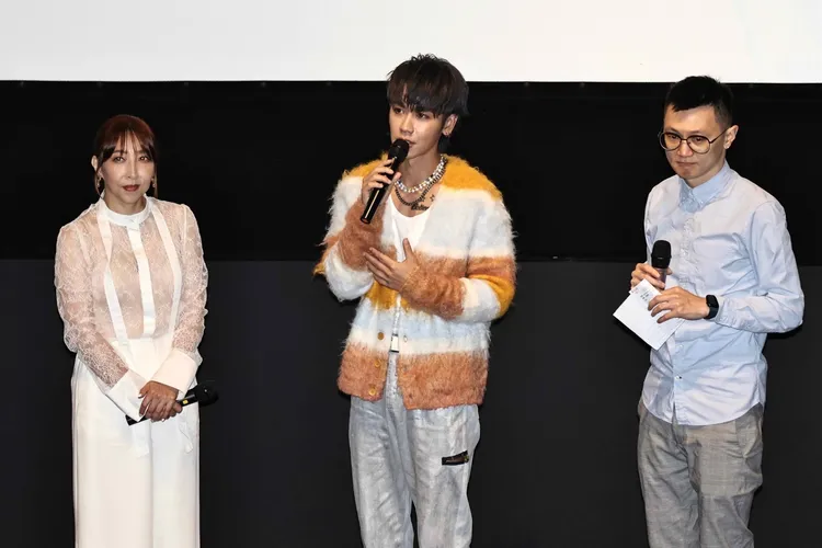 鼓鼓今天舉行微電影首映會。施昂強攝