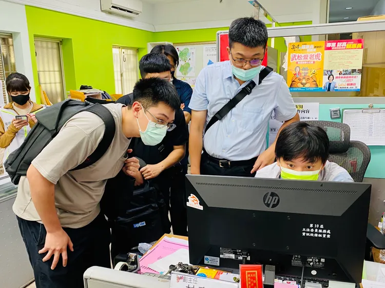 台南警方獲報展開調查。王志弘攝