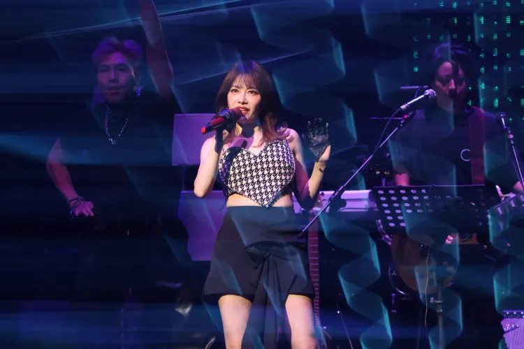 徐懷鈺14日在台北開唱，隔2天就登上《乘風破浪的姐姐4》第一次舞台公演。資料照片