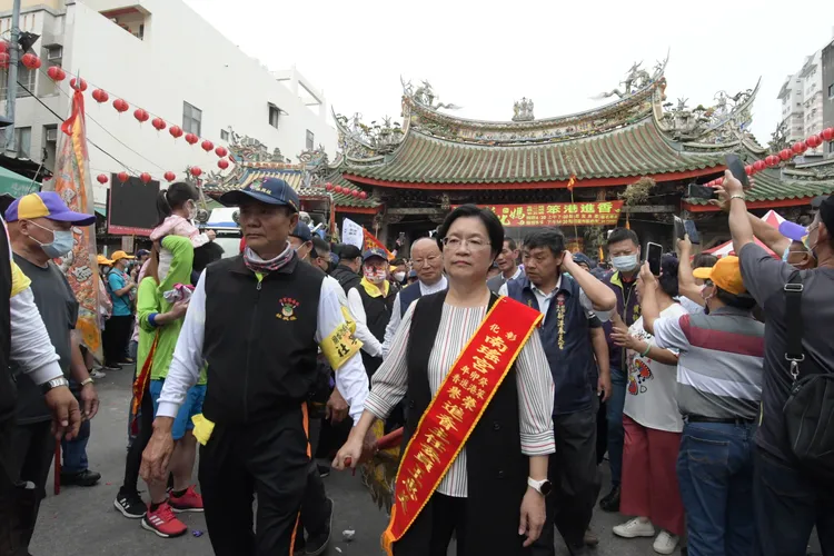 彰化縣長王惠美說，南瑤宮媽祖前往笨港進香，曾是台灣規模最大的進香活動，被譽為「台灣進香團鼻祖」。彰化縣政府提供