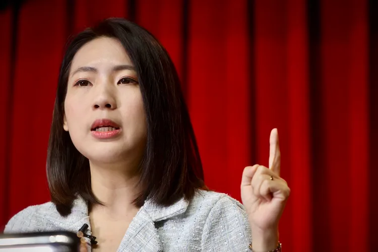 徐巧芯認為，詐騙罰則提高。林林攝