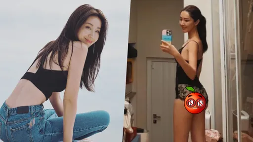 隋棠42歲穿黑蕾絲露出「蜜桃臀」 連小禎都喊:不合理欸這身材!