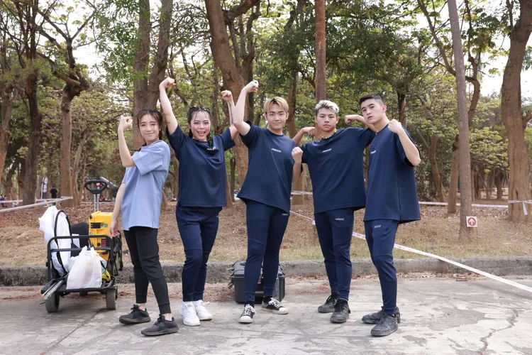 梁舒涵(左起)、夏沐、張龍、淇揚、子賢。寬寬整合行銷提供