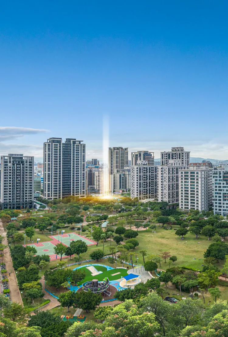 「漢寶幸福綻」主打新莊頭前重劃區最後一個公園宅建案。甲桂林提供