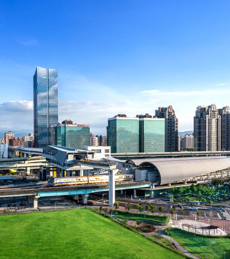 「漢寶幸福綻」屬捷運環狀線幸福站生活圈，可快速連結板南線、中和新蘆線、機場線(如圖)等，交通便捷。甲桂林提供