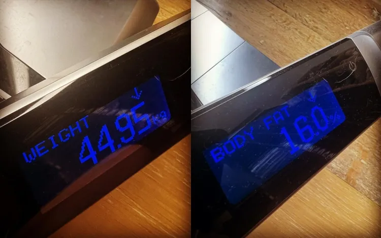 賈靜雯公開真實體重。翻攝賈靜雯IG