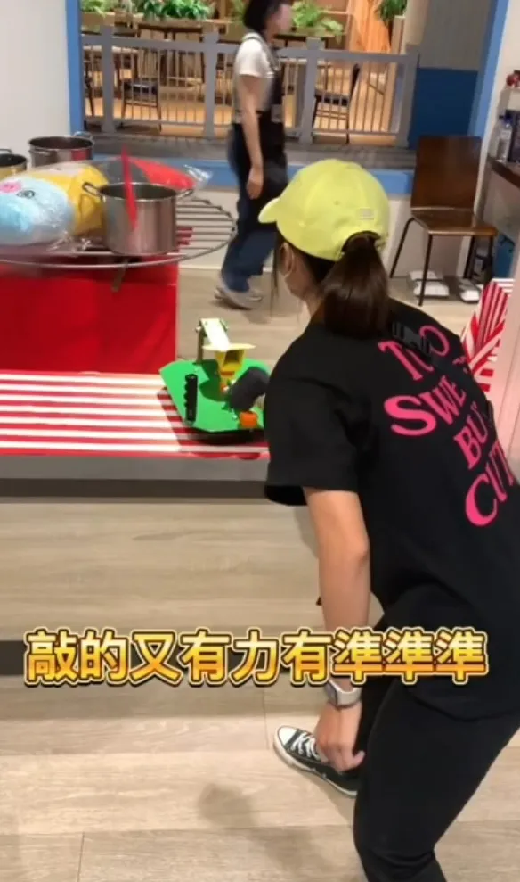 位於台中寶熊漁樂碼頭，親子出遊名單之一。TikTok@nick318190 / IG：nick318190 提供