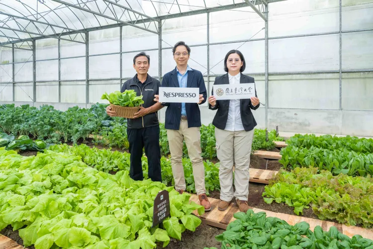 Nespresso攜手台大園藝系發展咖啡渣產學研究合作，公布咖啡渣農業運用研究成果。業者提供