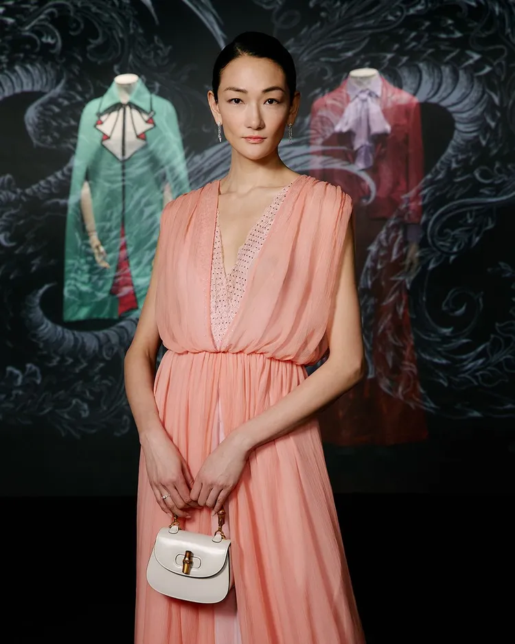 日本名模富永愛。品牌提供