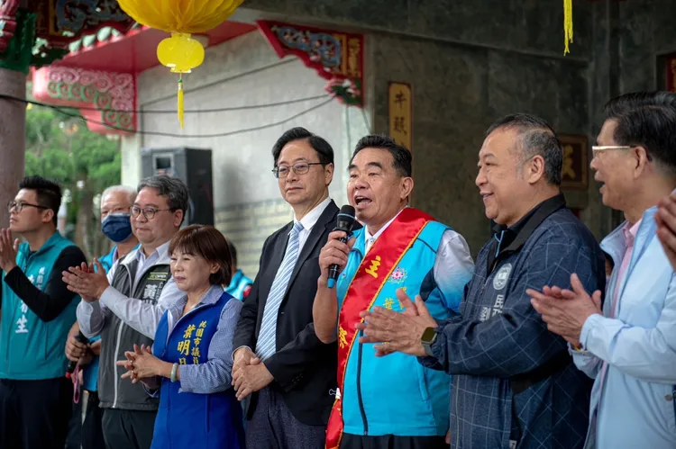 張善政今出席葉春日公祭祖。桃園市府提供