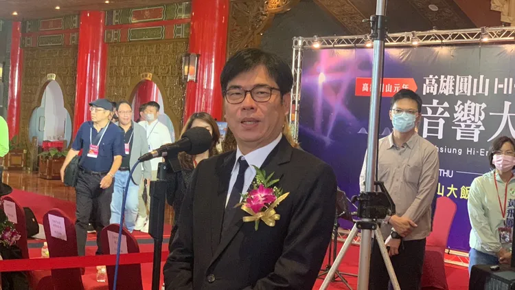 陳其邁今表達力挺許銘春的態度。吳慧芬攝