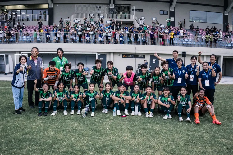 陽明女足這支南台灣唯一女子社會足球隊，連續獲得兩屆季軍的佳績。翻攝畫面