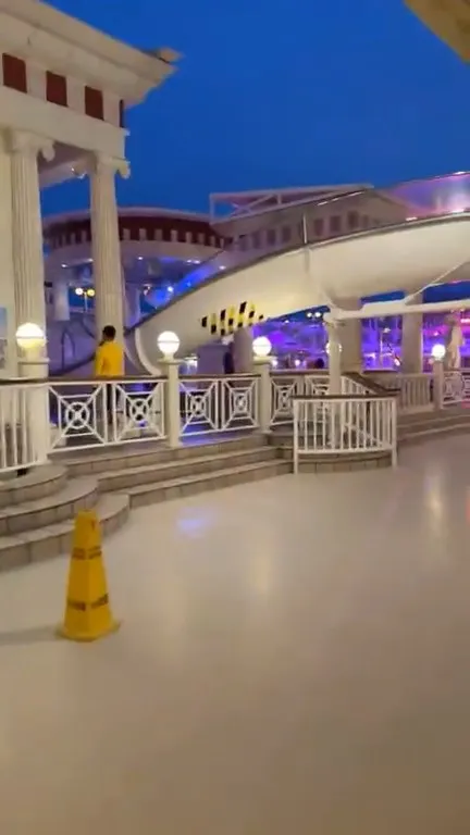 郵輪上設備應有盡有。引自廖老大直播