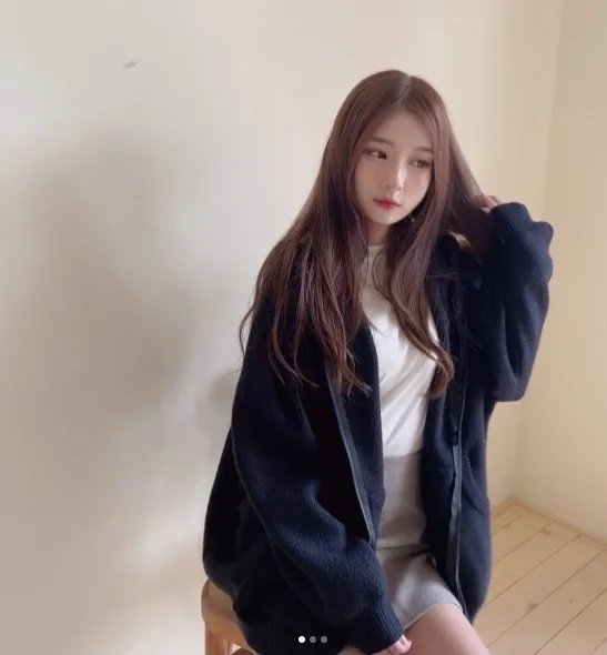 廖洋女友。引自IG