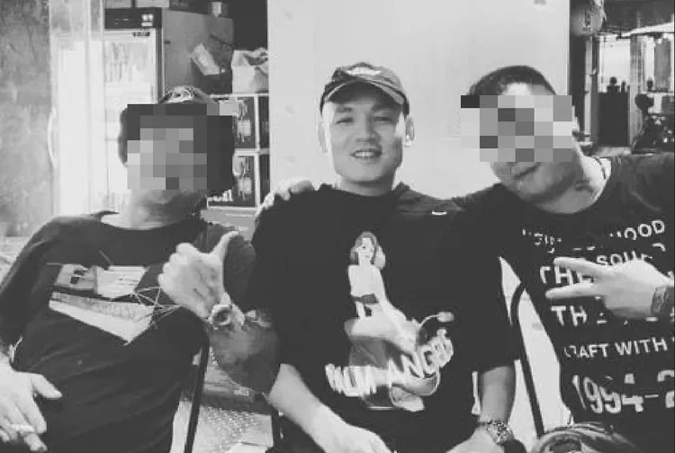 玖壹壹成員春風，在ig貼出與林男﹝圖右﹞合影黑白照，表達弔念。翻攝春風ig