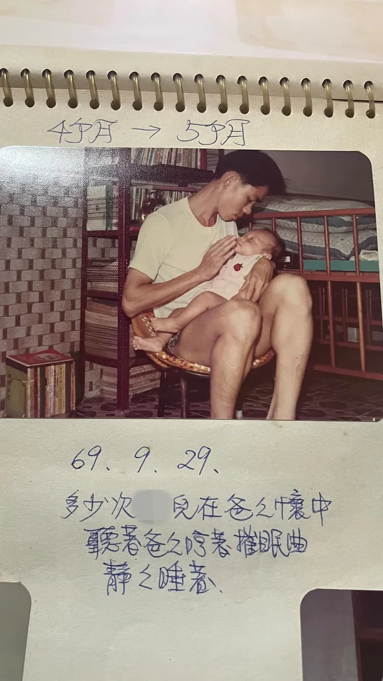 李坤城兒貼照，洩滿滿的思念。翻攝自李坤城兒子臉書