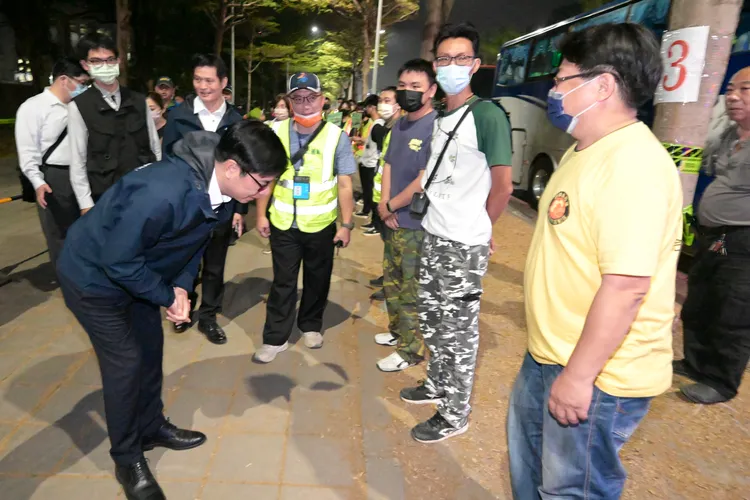 陳其邁市長感謝參與後援幕後英雄。市府提供