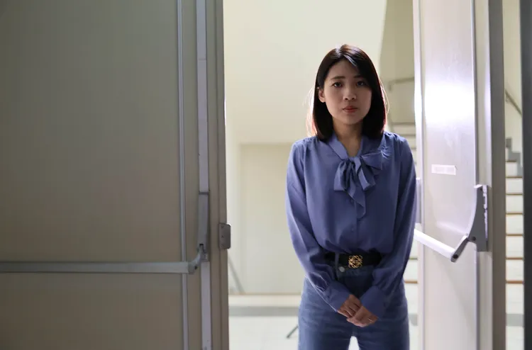 徐巧芯坦言在黨內很孤單，但受到不少年輕人鼓舞。鄭孟晃攝