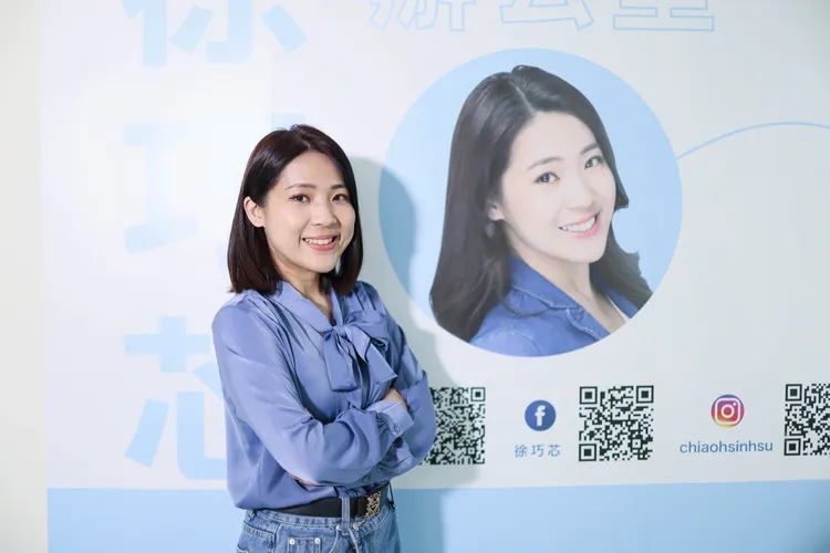 對於初選，徐巧芯相信自己會贏。鄭孟晃攝