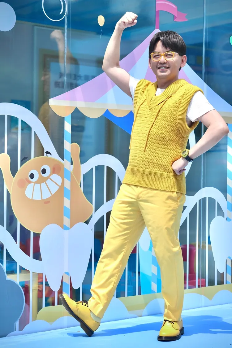 黃子佼出席活動很盡責。林林攝
