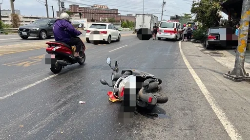 高雄騎士接連「犁田」　警方揪出是這貨車沿路釀禍