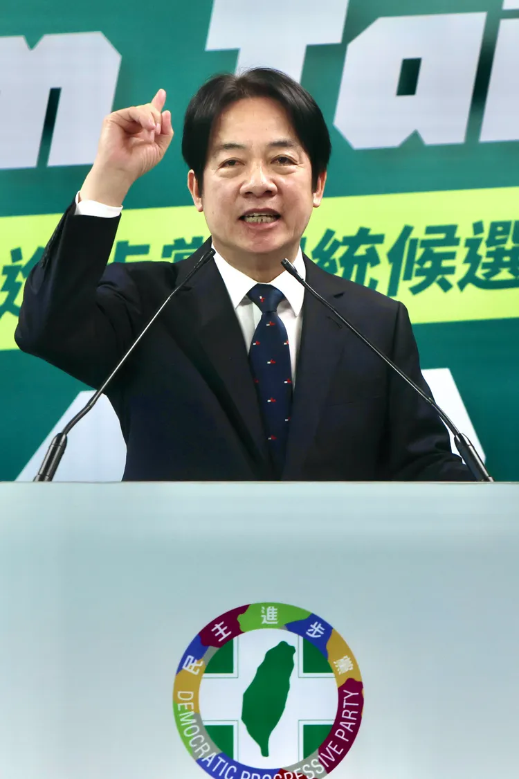 賴清德強調，國家的主權不容侵犯，中華民國的前途只有全台2300萬人可以決定。林林攝