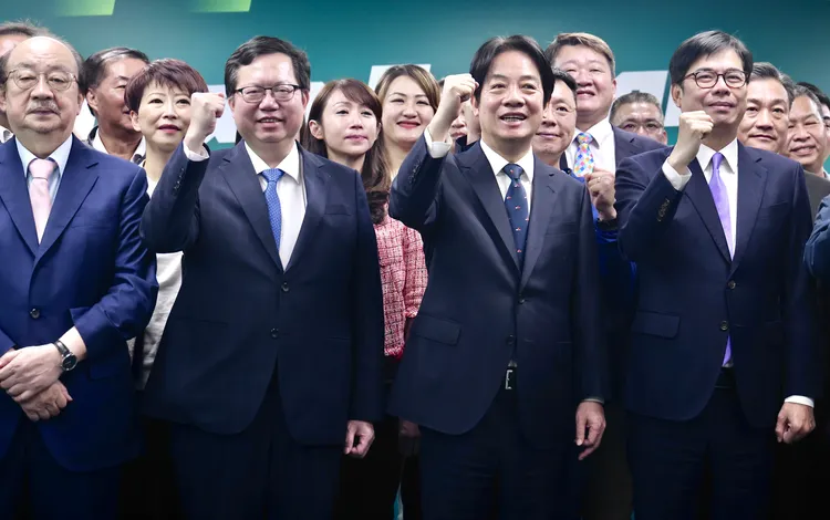 多位黨內重要幹部及執政縣市長出席挺賴清德。林林攝