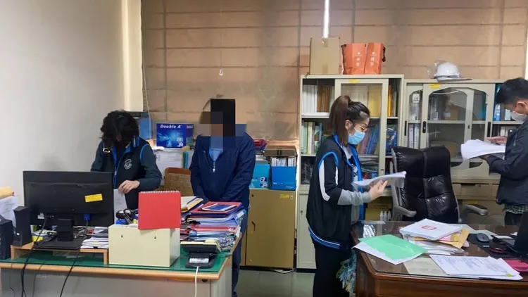 檢調搜索雲林縣褒忠鄉公所。資料照片