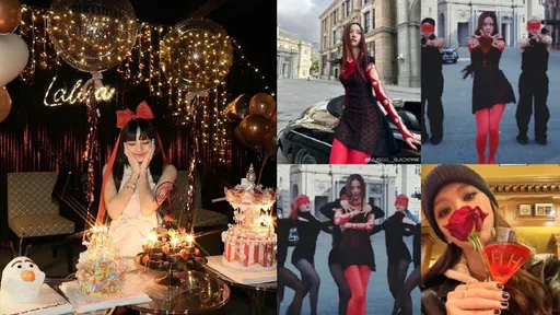 Lisa無辜躺槍!紅蝴蝶結頭飾慶生 竟遭酸蹭Jisoo熱度