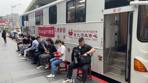 北市议员李明贤号召捐血　捐250CC获赠1盒鸡蛋