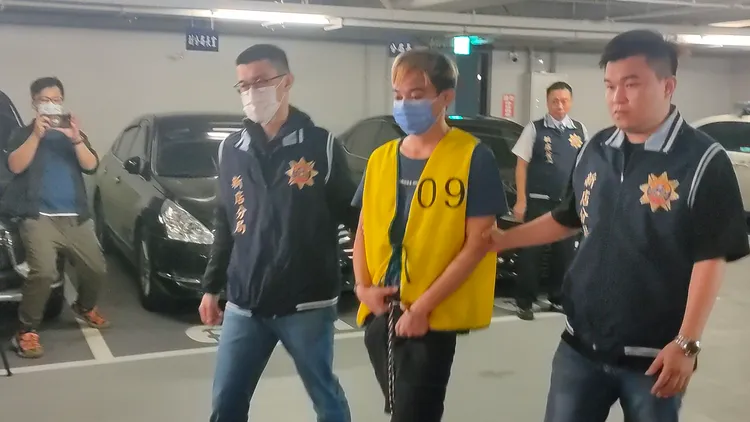 警方將洪男移送法辦。黃子騰攝