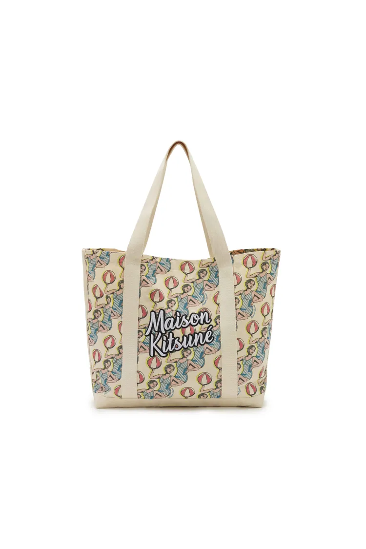 跳舞女孩印花logo手提袋，5000元。品牌提供