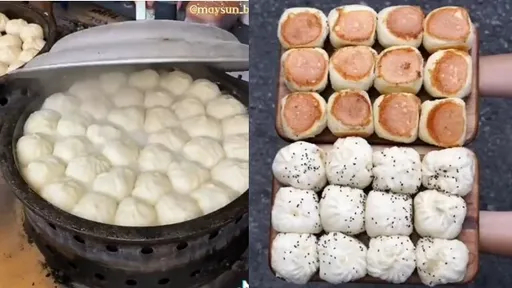 大叔鲜肉包鲜嫩多汁！半煎半煮烹调费工　口味独特征服老饕16年