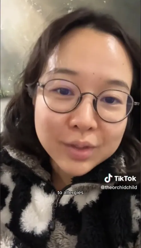 茱蒂李的影片吸引130萬人次觀賞。翻攝tiktok@theorchidchild