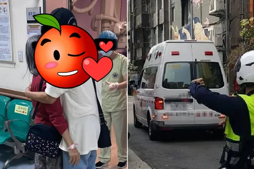 瓊瑤劇是真的!阿公緊摟車禍老伴「別怕我來了」 放射師被閃瞎眼神死