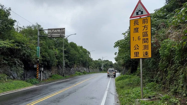 新北市設置多處區間測速。新北市警局提供