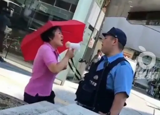 陸大媽狂吼日本警察「侵犯人權」 網轟:回國看見城管屁都不敢放!