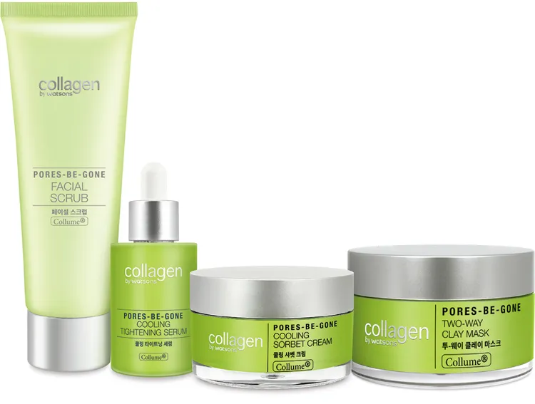 Collagen by watsons毛孔淨透系列買2送1。業者提供