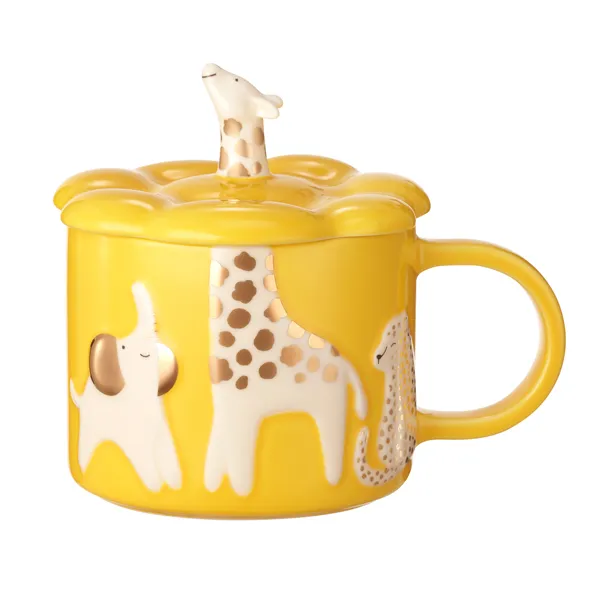 長頸鹿馬克杯組，售價800元、容量296ml。業者提供