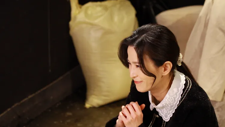 楚宣開心《市井豪門》湘美進階了 ，可以這樣整人「很過癮」。民視提供