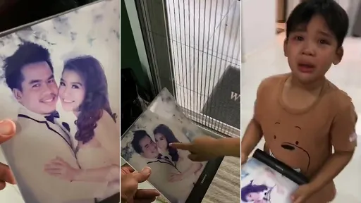 兒拿婚紗照淚揪爸爸外遇　他一句「那就是你媽」卻讓孩子更崩潰
