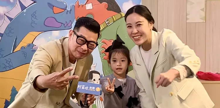 馬力歐（左）和老婆（右）結婚６年，育有1女。資料照