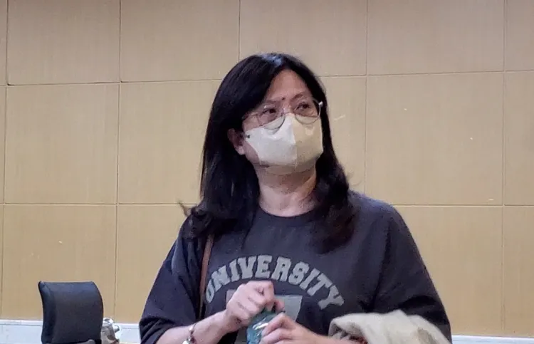 魏莉儒的妹妹魏菁萍。呂志明攝