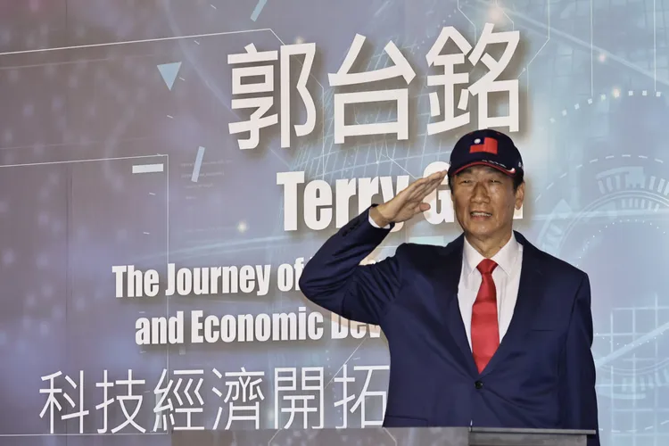 郭台銘日前宣布投入國民黨2024總統大選初選。施昂強攝