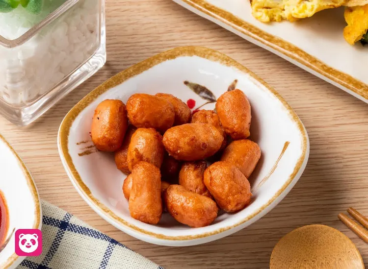 以雞肉做成的「小肉豆」是南部外送熱銷的餐點。讀者提供