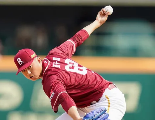 黃子鵬5局只失1分率樂天桃猿擊敗統一獅 拿到本季個人第1勝