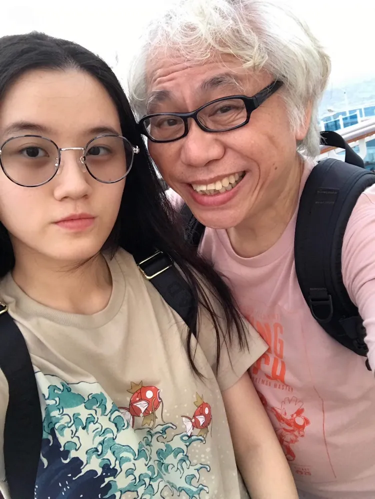 李坤城和老婆林靖恩。資料照片
