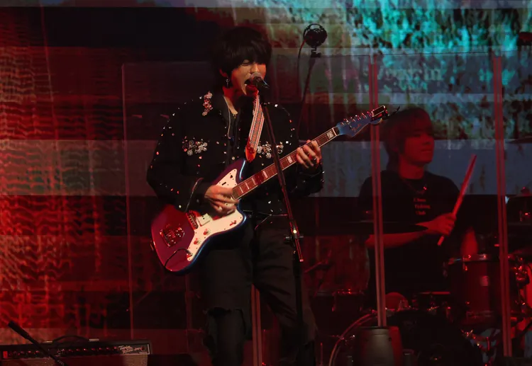 李承允首度在台開唱，也有韓國粉絲追到台灣聽歌。鄭孟晃攝