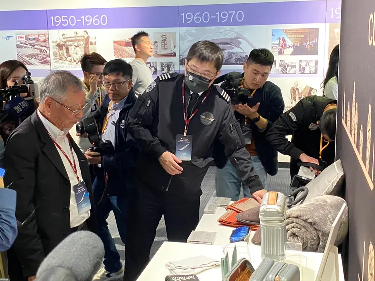 張國煒在桃機記者會。陳怡文攝